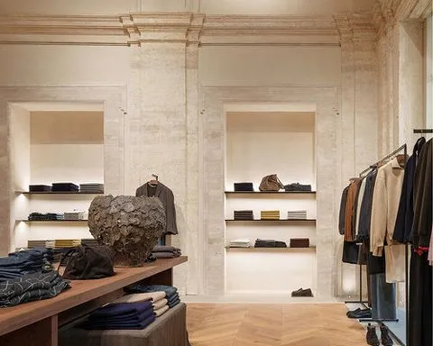 massimo dutti reincarnates 16th-century palace as rome flagship store