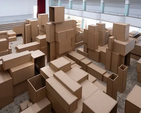 antony gormley fills italy’s galleria continua with bodies built like labyrinth cities