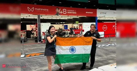 Mahindra drapes the tricolour on I-day eve at London's old dock