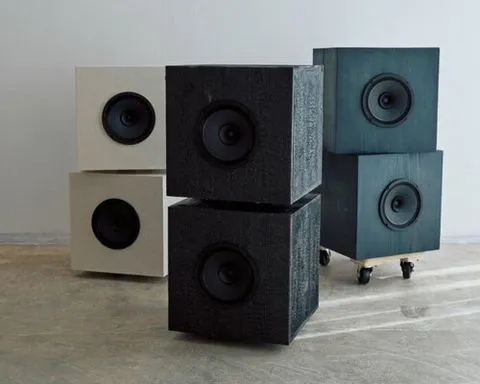 three centuries-old japanese craft traditions converge in loudspeaker collection