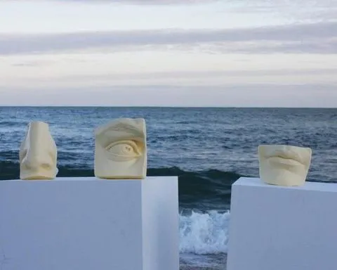 using food as her medium, laila gohar crafts familiar objects and ephemeral landscapes