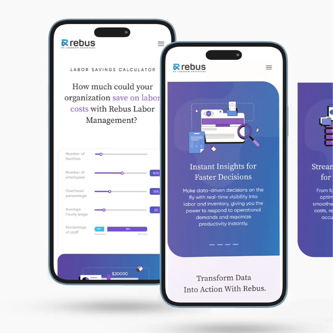 Longbow: UI and Icon Designs For a Canadian Warehouse Management, application 1