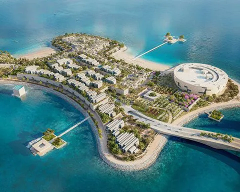 herzog & de meuron unveils al maha island masterplan in qatar