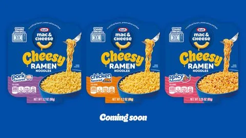 Kraft Mac & Cheese Launches Cheesy Ramen in Its First New Category in Nearly 20 Years