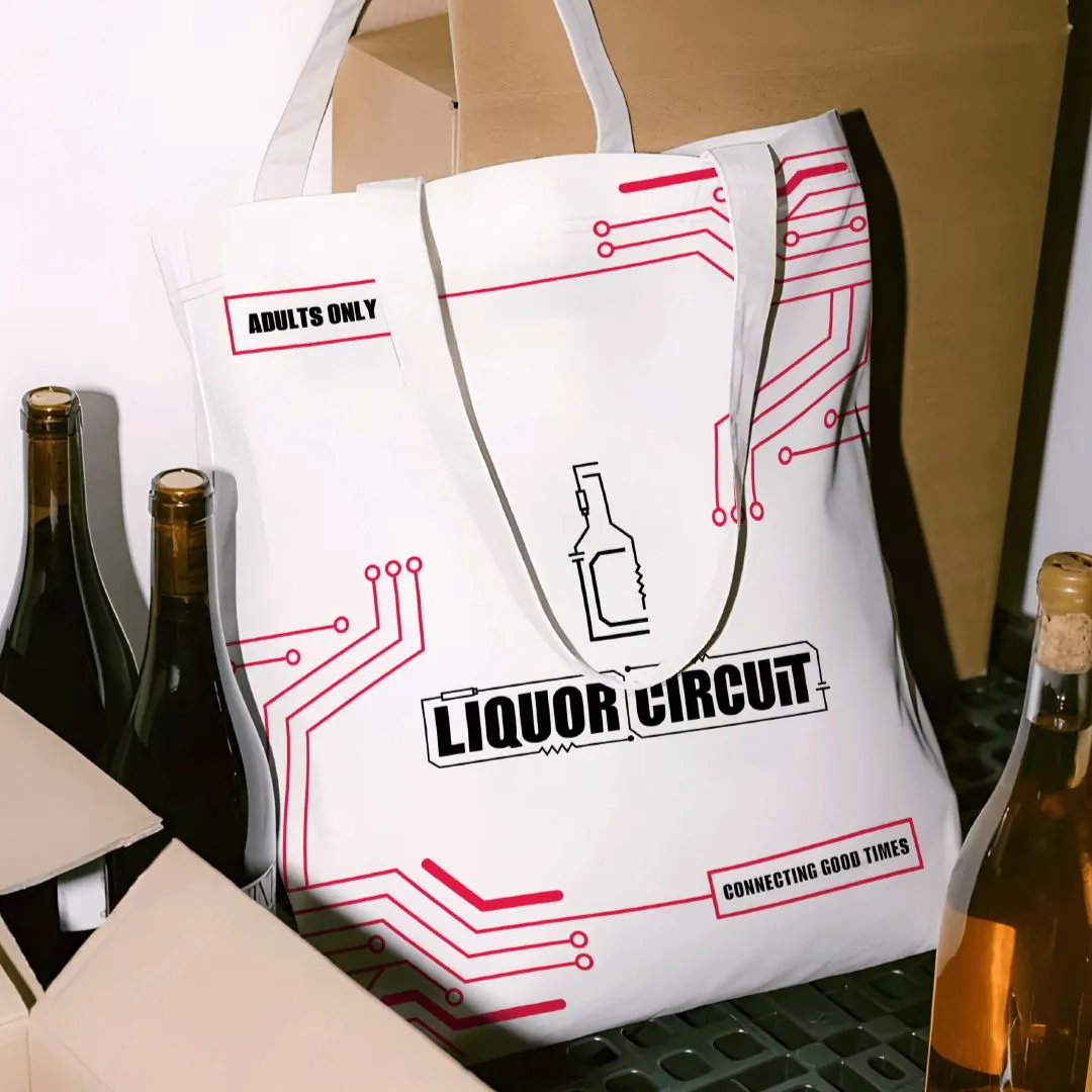 Liquor Circuit - Bold Identity for a Modern Liquor Retail , application 1