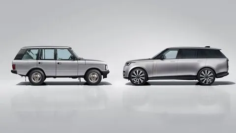 A perfect pair of Range Rovers, old and new, showcases a commitment to bespoke design