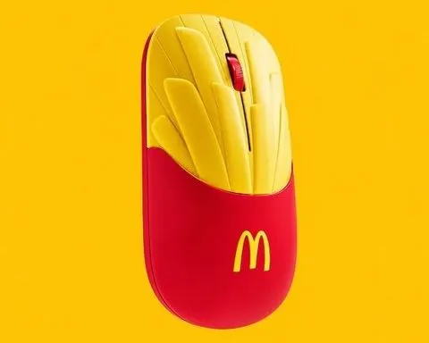 mcdonald’s recycles happy meal toys into wireless mouse shaped like french fries