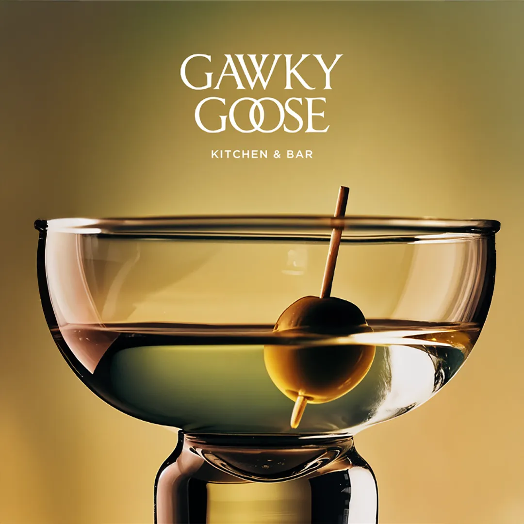 Gawky Goose: A Premium F&B Identity, application 4