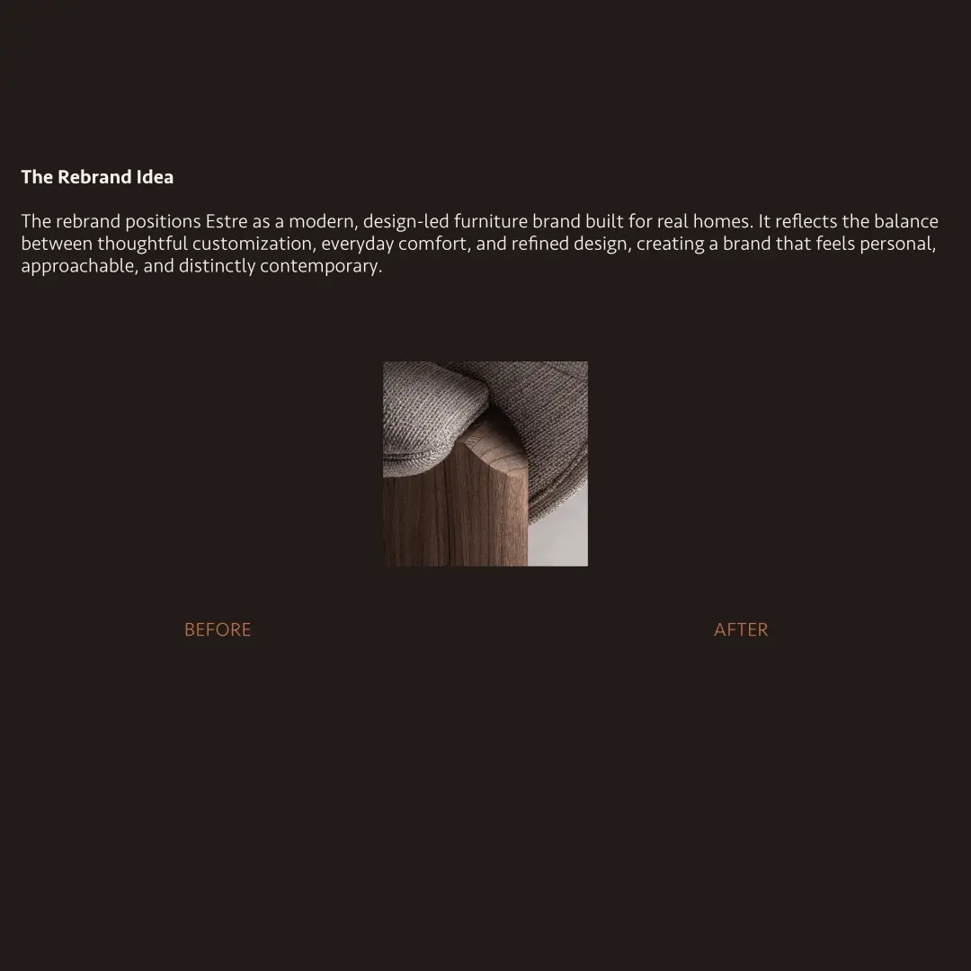 Estre - A Modern Furniture Brand Reimagined